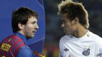 Neymar y Messi