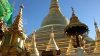 Chùa Shwedagon tại thủ đô Rangoon