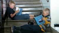 Niños en una escuela de Finlandia