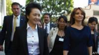 Primeras damas de China y México