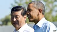 Presidentes de China y Estados Unidos, Xin Jinping y BarackObama
