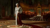 El cuadro de Isabel II en la Abadía de Westminster
