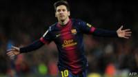 Lionel Messi, l'attaquant du FC Barcelone