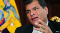 Rafael Correa, presidente de Ecuador