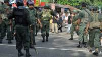 Military in Weliweriya (file photo)