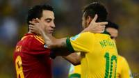 Xabi Hernández y Neymar