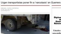 Noticia en la revista Proceso.