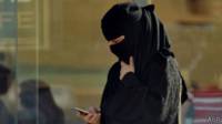 A woman in Saudi