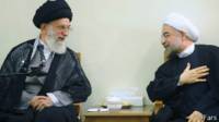 روحانی و خامنه ای