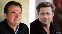 Billy Beane y Brad Pitt.