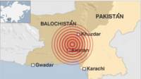 Mapa de Pakistán