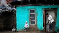 Niños gitanos en Rumania