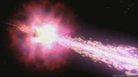 Reproducción gráfica de la explosión de rayos gamma