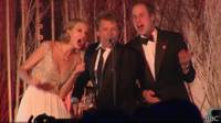 príncipe William canta com Bon Jovi e Taylor Swift