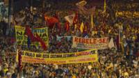 Protestas en Brasil en junio