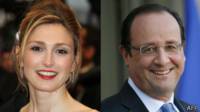 Julie Gayet y Francois Hollande
