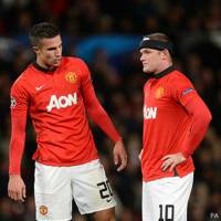 Rooney y Van Persie
