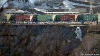Cidade de Kiruna (Foto: Mia Stalnake)