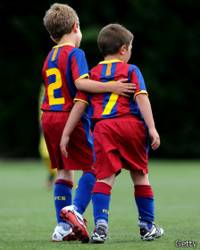 Jugadores del Barcelona