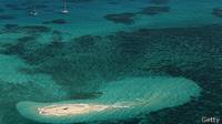 Cayo de Vlassof en la Gran barrera de coral en Australia
