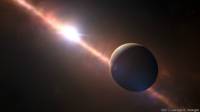 Representación del planeta Beta Pictoris b