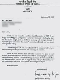 La respuesta del director del Banco central indio