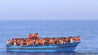 Migrantes rescatados en el Mediterráneo