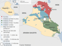 Mapa grupos Irak