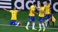 Neymar comemora gol | Getty