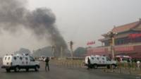 Condenados a muerte por ataque en la Plaza de Tiananmen
