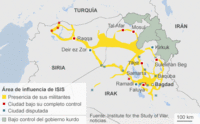 Mapa Irak