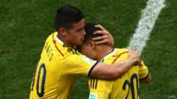 James Rodríguez y Juan Fernando Quintero
