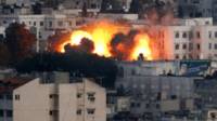 Bombardeo a Gaza