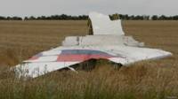 Restos del avión