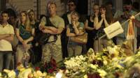 Tributo a los fallecidos en Kiev