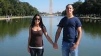 Andrew Tahmooressi y su hermana en Washington. Foto tomada de la página en internet de la familia Tahmooressi