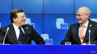 Durao Barroso y Van Rompuy