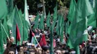 Partidarios de Hamas en Gaza