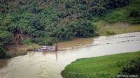 Río San Juan, en la frontera entre Nicaragua y Costa Rica.