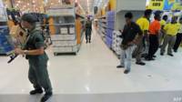 Guardia Nacional en supermercado