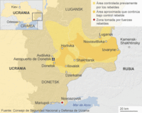 Mapa de Ucrania.