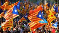 Manifestación en Cataluña