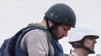 Steven Sotloff trabajando en Irak.
