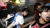 香港旺角再次发生警民冲突