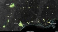 nighttime satellite image of the United States.