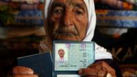 Mariam Amash, nacida en 1888, en una foto en 2008
