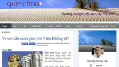 Hình từ blog nay đã bị khóa của nhà văn Nguyễn Quang Lập