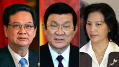 Thủ tướng Nguyễn Tấn dũng, Chủ tịch Trương Tấn Sang, Phó Chủ tịch Quốc hội Nguyễn Thị Kim Ngân