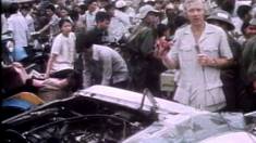Hình ảnh tư liệu từ tường thuật của phóng viên BBC Brian Barron ngày 30/4/1975 