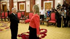 Ông Nguyễn Phú Trọng gặp Ngoại trưởng Hoa Kỳ Hillary Clinton hồi năm 2012